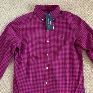 Vineyard Vines Men’s Small Slim Fit Whale Shirt